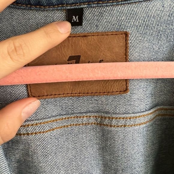 7 For All Man Kind Denim Jacket - Picture 5 of 5